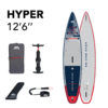 SUP-доска-надувная-Hyper-12'6-(Navy)_AQUAMARINA_Купить-онлайн-AQUAMARINA_Коллекция-2023