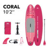 SUP-доска-надувная-с-веслом-Coral-Raspberry_AQUAMARINA_Купить-онлайн